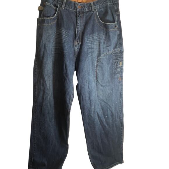 Snoop Dogg Baggy Y2K Jeans 38 x 30 Wide Leg Baggy Loose Pants Hip Hop Streetwear - Picture 1 of 16